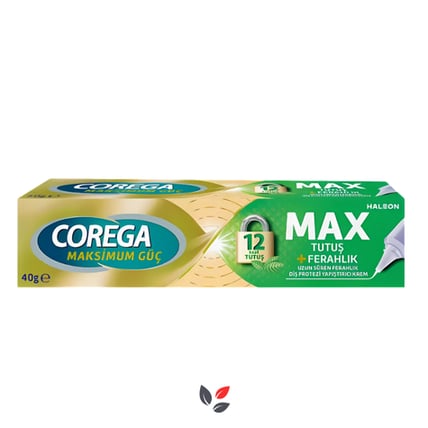 Corega Max Tutuş Ferahlık Diş Protezi Yapıştırıcı Krem 40 gr