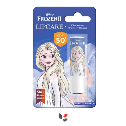 Disney Frozen II SPF50+ Çilekli Dudak Koruyucu 5 gr