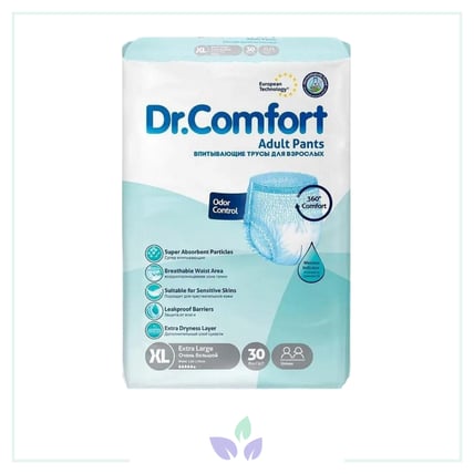 Dr.Comfort Yetişkin Emici Külot Extra Large 30'lu