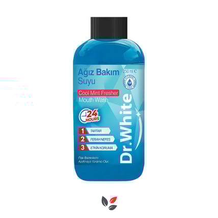 Dr White Ağız Bakım Suyu Cool Mint Fresher 250 ml
