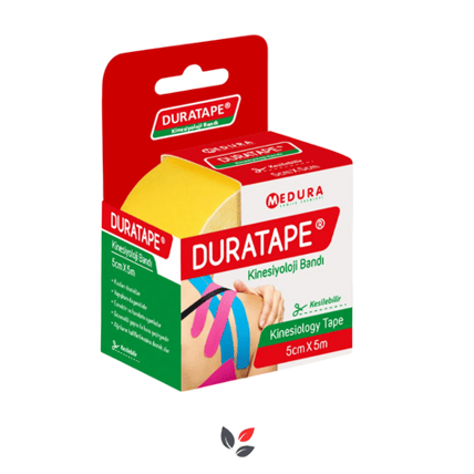 Duratape Kinesiyoloji Bandı Sarı 5 cm x 5 m