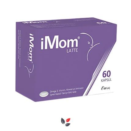 iMom Latte Omega 3  60 Kapsül