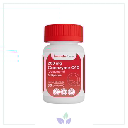 İmuneks Farma Koenzim Q10 Takviye Edici Gıda 200 mg