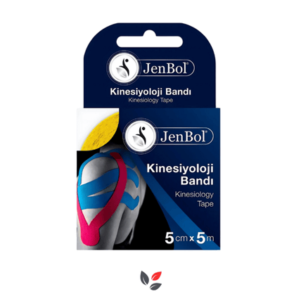 JenBol Kinesiyoloji Ağrı Bandı 5cm x 5m Sarı