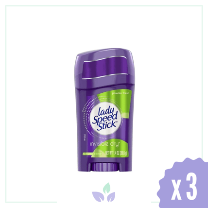 Lady Speed Stick Lady Speed Invisible Dry Powder Fresh 40 gr X 3 Adet