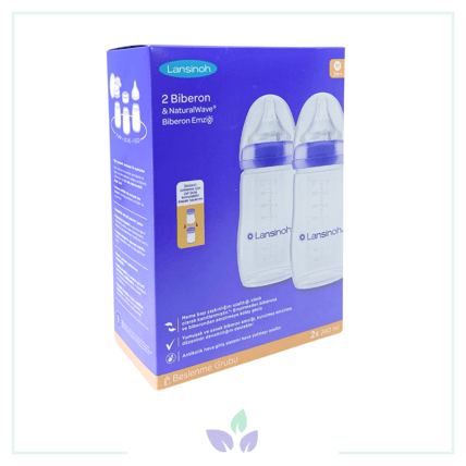 Lansinoh Natural Wave Biberon Seti 240 ML 2'li