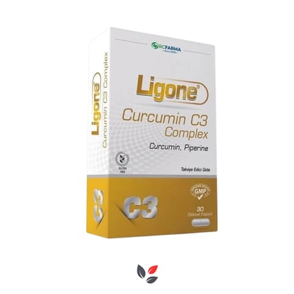 Ligone Curcumin C3 Complex 30 Bitkisel Kapsül