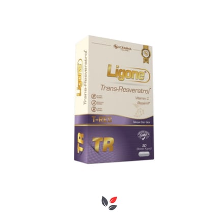 Ligone Trans-Resveratrol Vitamin C Bioperin 500 mg 30 Kapsül