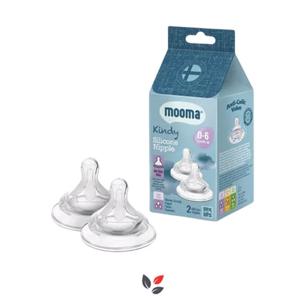 Mooma Kindy Biberon Emziği 0-6 Ay Şeffaf