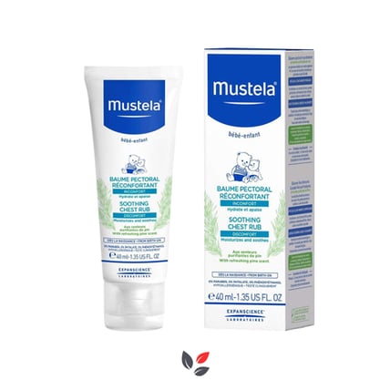 Mustela Soothing Chest Rub (Yatıştırıcı Göğüs Balsamı) 40 ml