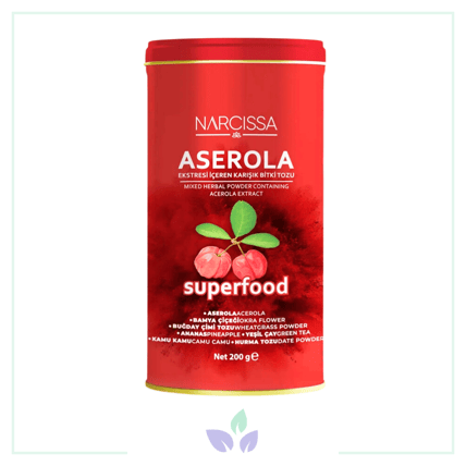 Narcissa Aserola Ekstresi İçeren Karışık Bitki Tozu 200 gr