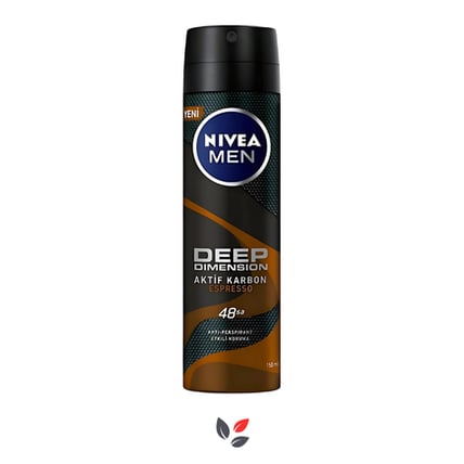 Nivea Men Deep Dimension Espresso Deodorant 150 Ml