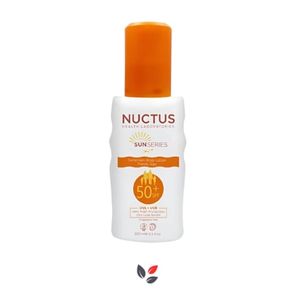 Nuctus Güneş Kremi 50+ Spf Uva/uvb 200 ml Sprey Aile Boyu Kullanım