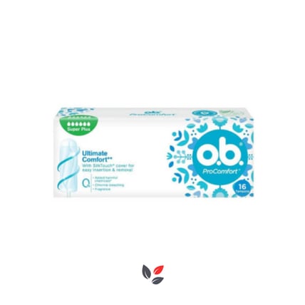 O.B. ProComfort Ultimate Süper Plus Tampon 16'lı