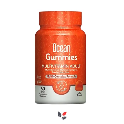 Ocean Gummies Multivitamin Adult 60 Çiğnenebilir Jel Form