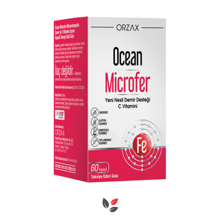Ocean Microfer Demir ve C Vitamini 60 Kapsül