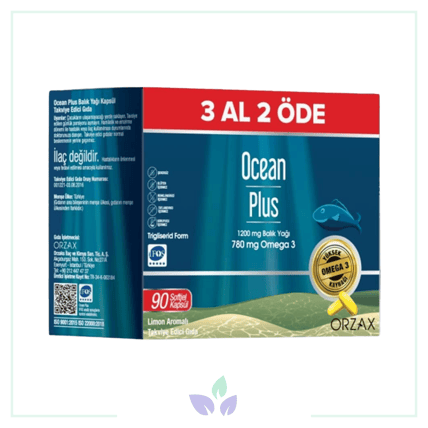 Ocean Plus Omega 3 1200 mg 90 Kapsül