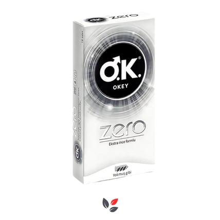 Okey Prezervatif Zero Ekstra İnce Formlu 10'lu