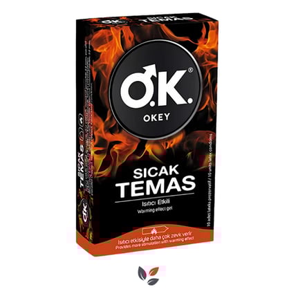 Okey Sıcak Temas 10'lu Prezervatif