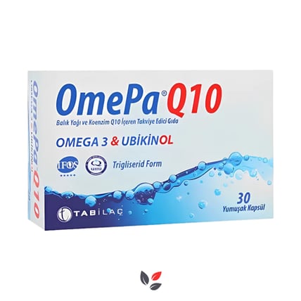 Omepa Q10 Omega 3 Ubiquinol 30 Kapsül