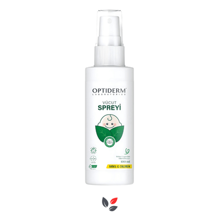 Optiderm %100 Sinek Kovucu & Vücut Koruyucu Çocuk Spreyi 100 ML