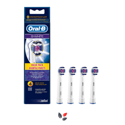 Oral-B 3D White Diş Fırçası Yedek Başlığı 4'lü