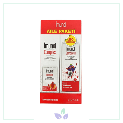 Orzax İmunol Complex İmunol Sambucus Aile Paketi
