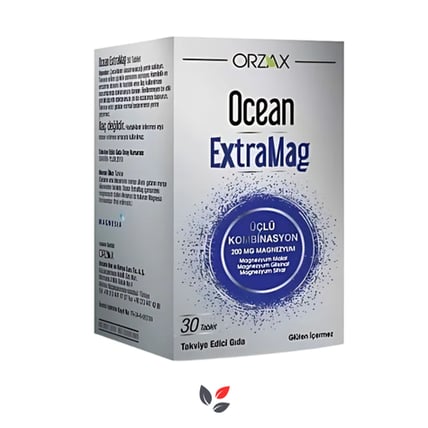 Orzax Ocean ExtraMag Üçlü Kombinasyon 30 Tablet