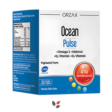 Orzax Ocean Omega 3 Pulse 30 Kapsül Balık Yağı