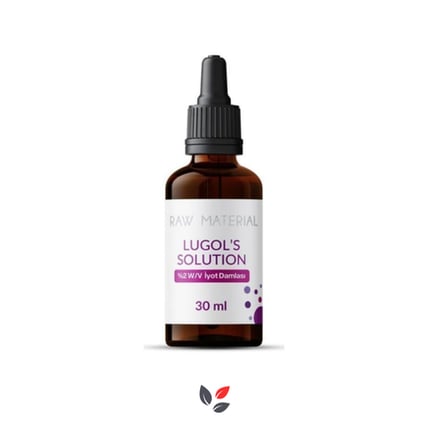 Raw Material Lugol's Solution İyot %2 30 ml Damla