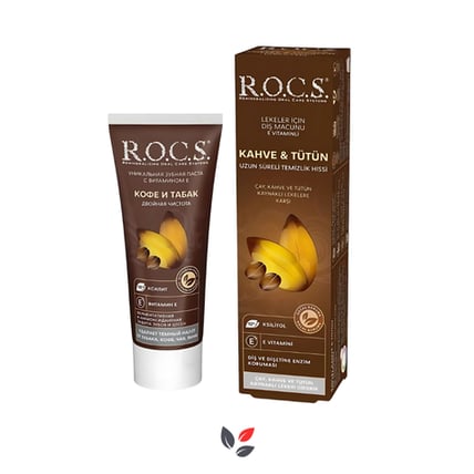 RocsCoffee Tobacco Diş Macunu 60 ml