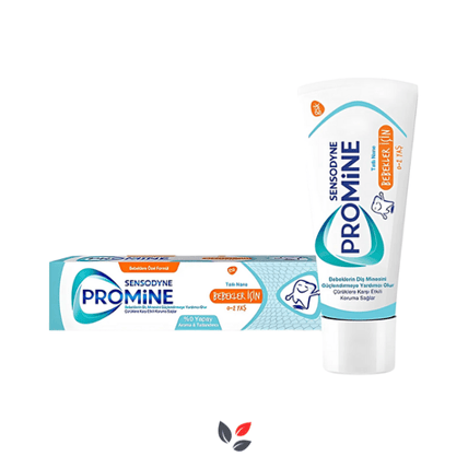 Sensodyne Sensodyne Promine 0-2 Yaş Bebekler İçin Yapay Aroma&Tatlandırıcı İçermeyen Şekersiz Diş Macunu 50ml