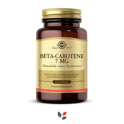 Solgar Beta Carotene 7 mg 60 Kapsül