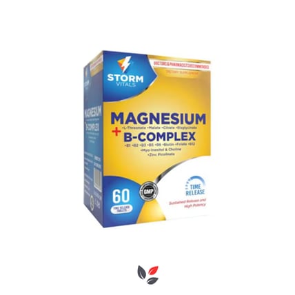 Storm Magnezyum+ B-Kompleks Miyo Inositol Kolin Çinko Pikolinat 60 Tablet