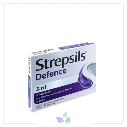 Strepsils Defence Takviye Edici Gıda 12 Pastil