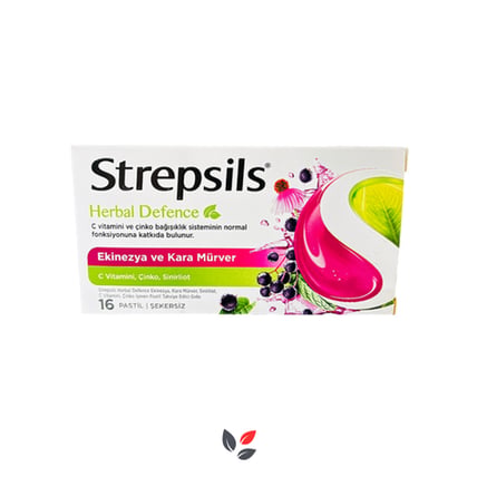 Strepsils Herbal Zencefil Aromalı 16'lı Pastil