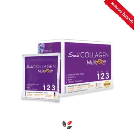 Suda Collagen Multiform Aromasız 10 gr 30 Saşe - KUTUSU HASARLI