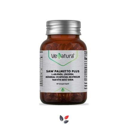 VeNatura Saw Palmetto Plus L-Arjinin Likopen Mineral 60 Kapsül