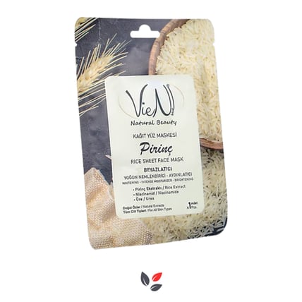 Vien Best Super Food Pirinç Kagıt Yüz Maskesi-Beyazlatıcı Etki