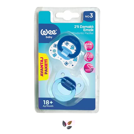 Wee Baby 2'li Damaklı Emzik No:3