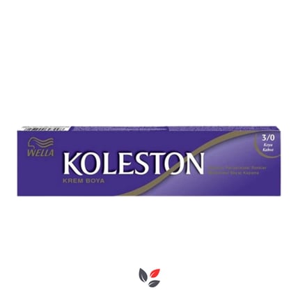 Wella Koleston 3/0 Koyu Kahve Tüp Saç Boyası