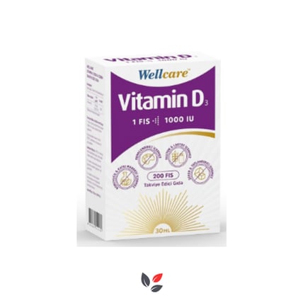 Wellcare Vitamin D3 1000 IU 30 ml