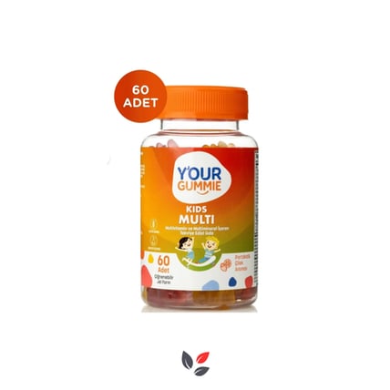Y'our Gummie Kids Multi Gummies Vitamin 60 Adet Çiğnenebilir Jel Form