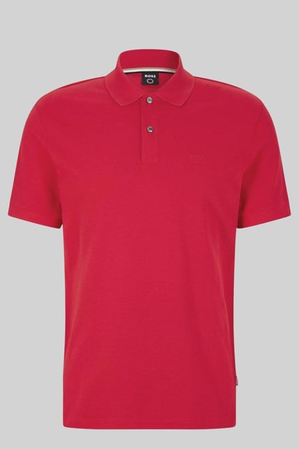 Boss Regular Fit Pallas Polo Yaka T-Shirt Kırmızı 628