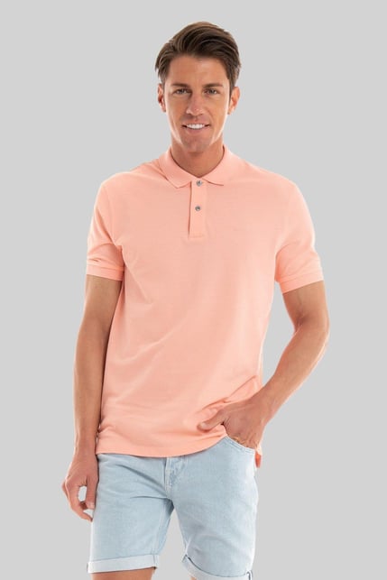 Boss Regular Fit Pallas Polo Yaka T-Shirt Pembe 830
