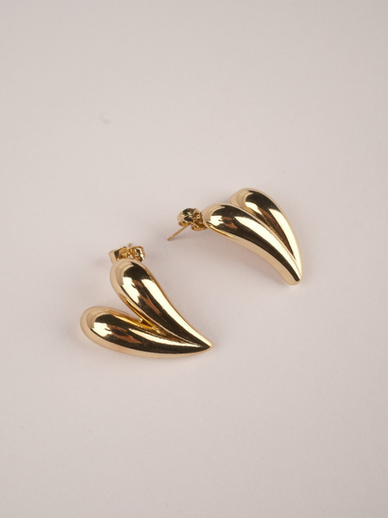 Kalp Gold Küpe
