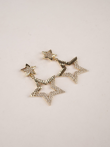 Stars Gold Küpe