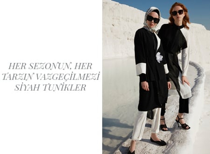 Her Sezonun, Her Tarzın Vazgeçilmesi Siyah Tunikler