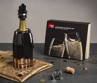 Vacu Vin şampanya seti 4