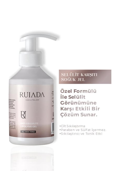 Sıkılaşmaya Yardımcı Selülit & Çatlak Karşıtı Anti Cellulite Gel 250 ml (Cold Lipolysis)